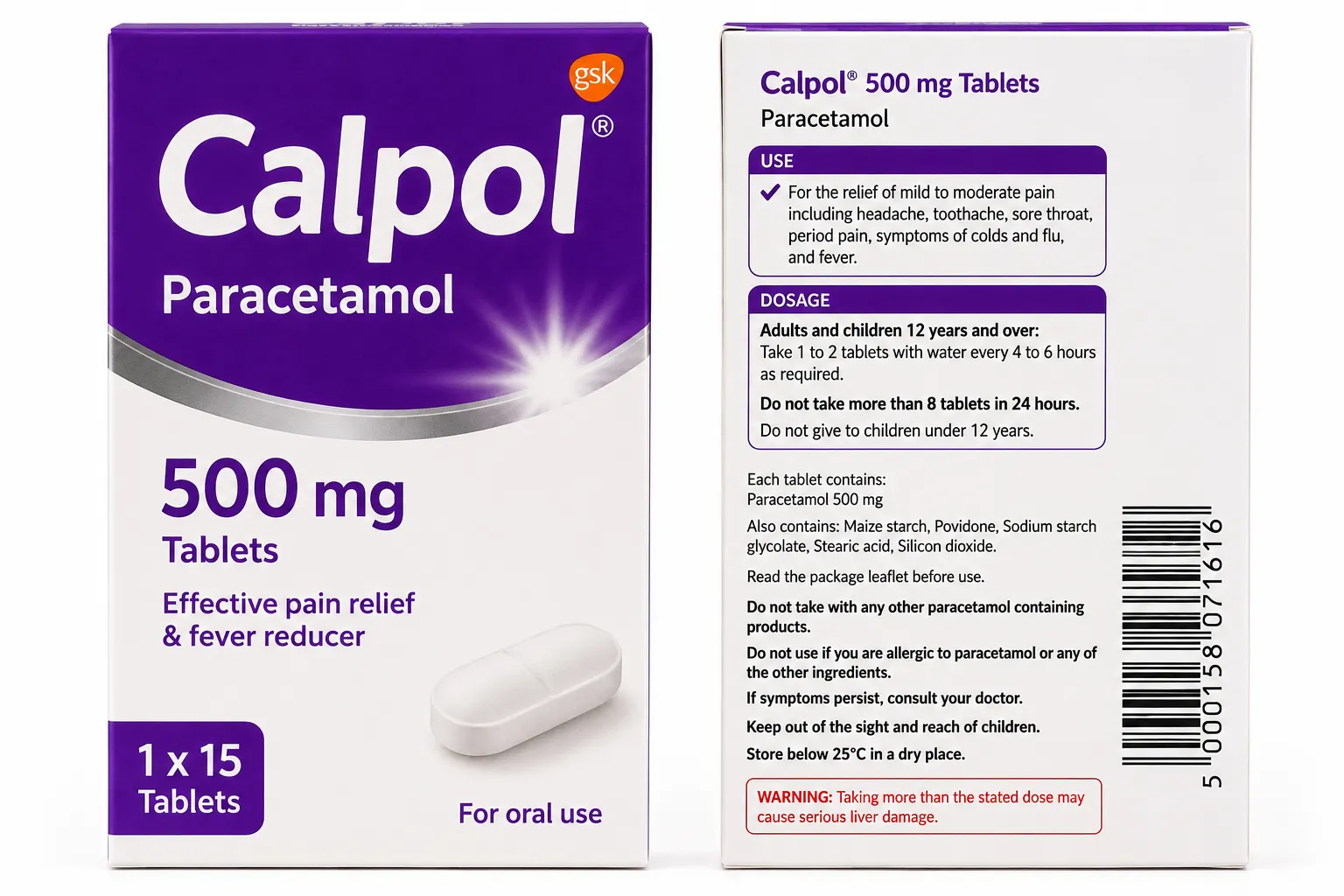 Calpol 500 mg