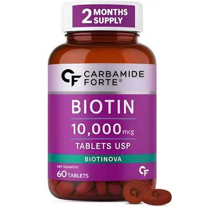 Carbamide Forte 10000mcg Biotin Tablets