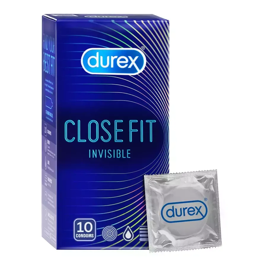 Durex Close Fit Invisible Condoms - 10 pcs
