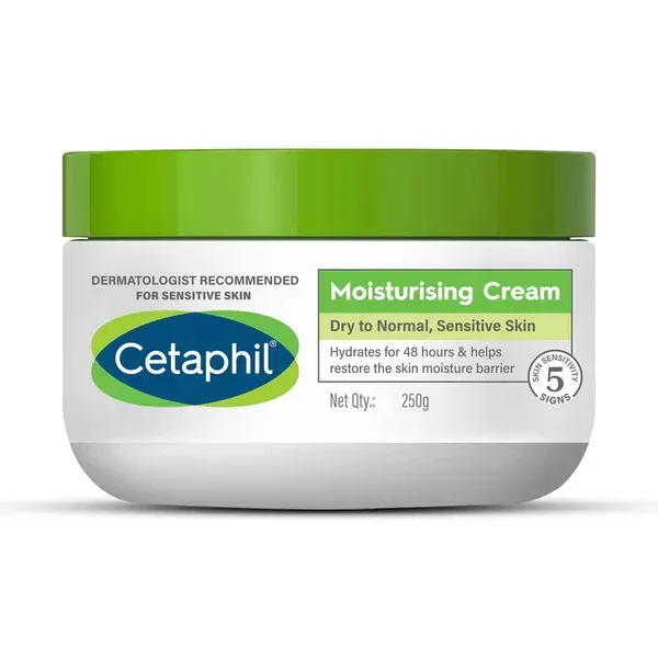 Cetaphil Moisturising Cream for dry to normal sensitive skin 250g tube