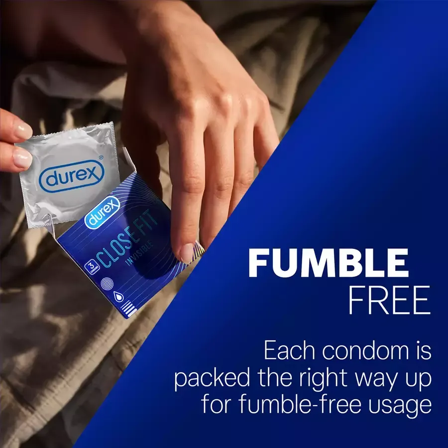 Durex Close Fit Invisible Condoms 10 pack box