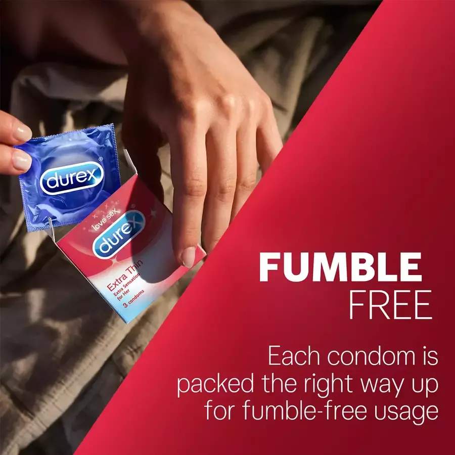 Durex Extra Thin condoms 10 pack box