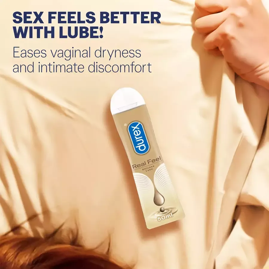 Durex Real Feel Long Lasting Silicone Lubricant 50ml bottle