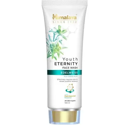 Himalaya Youth Eternity Face Wash 100 ml tube for anti-aging skincare