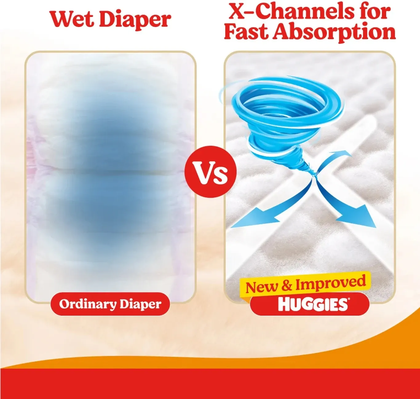 Huggies Comfy Baby Diaper Pants size L for 9-14 kg baby 64 count pack