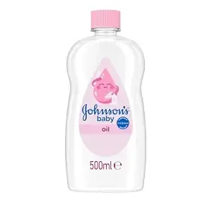 Johnson's Baby Oil 100ml bottle for moisturizing baby skin