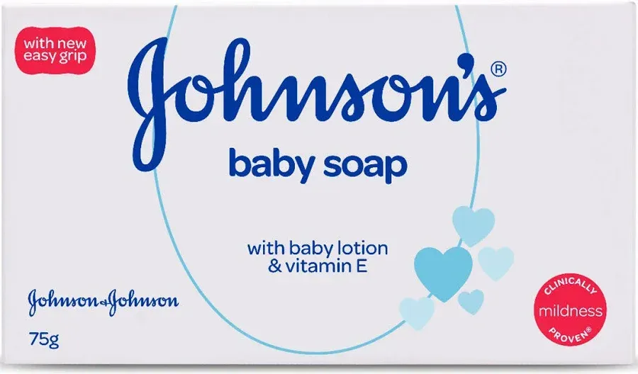 Johnson's Baby Soap 75g bar packaging