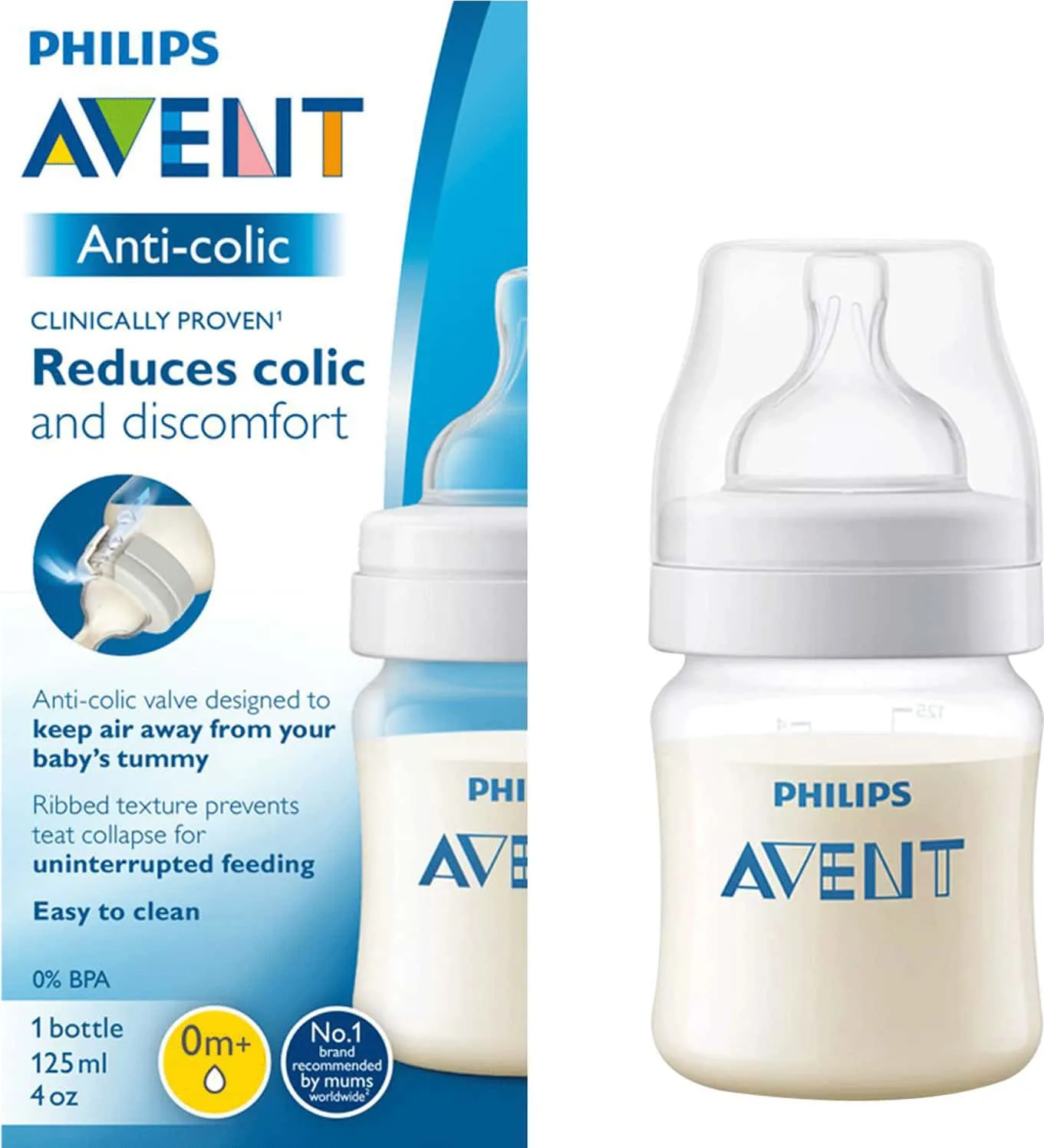 LuvLap Anti-Colic Slim Neck Essential Baby Feeding Bottle for infants