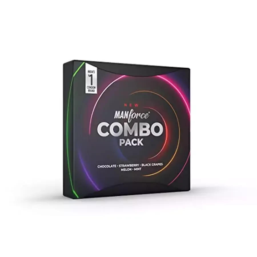 Manforce Combo Pack 20 condoms assorted flavors