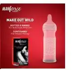 Manforce 1500 Dots Xotic Condom with Flavour Strawberry