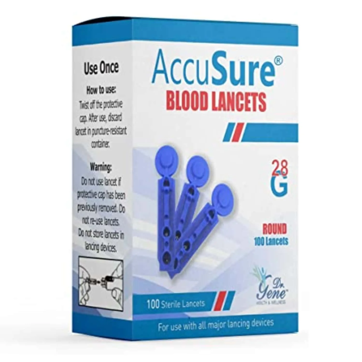 Microlet Colored Lancet silicone-coated sterile lancets for diabetes blood glucose testing