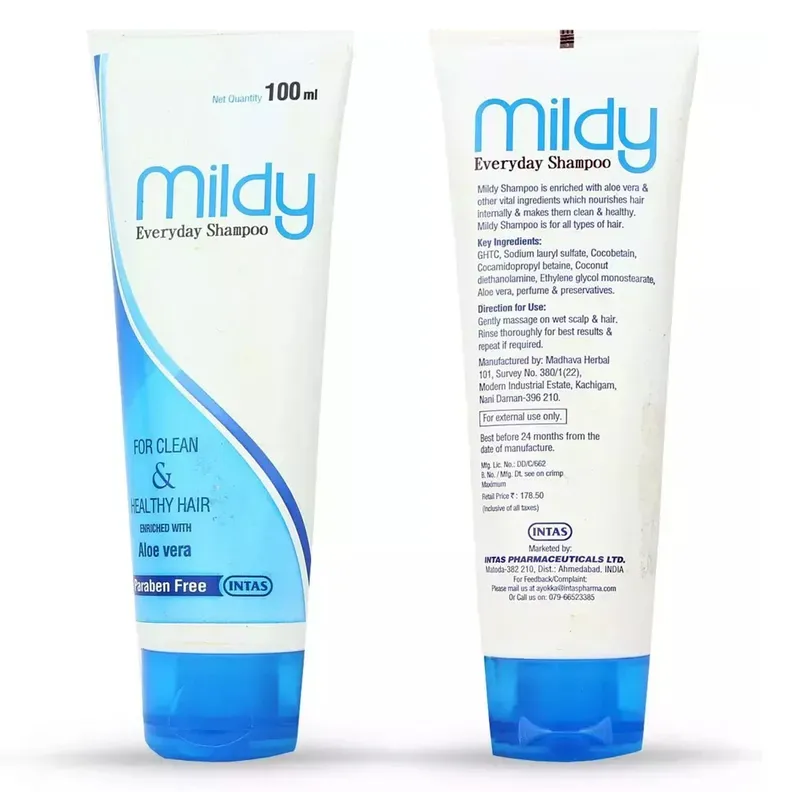Mildy Everyday Shampoo for Clean and Healthy Hair 200ml bottle