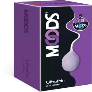 Moods Ultrathin Condoms 20 pack box