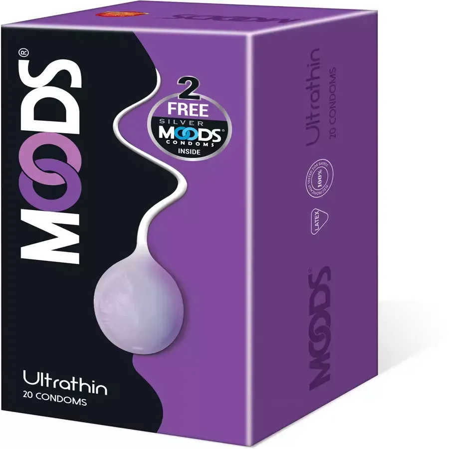 Moods Ultrathin Condoms 20 pack box