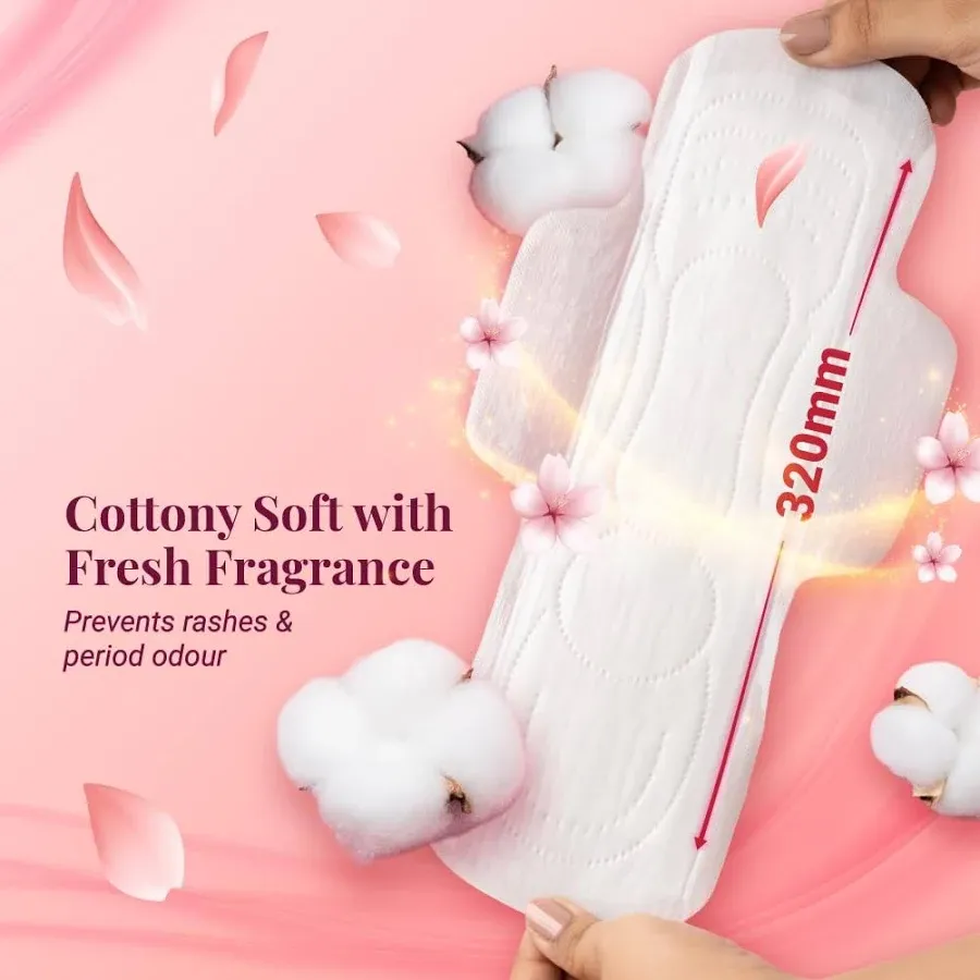 Niine Naturally Soft Ultra Thin Sanitary Pads 50 pcs pack