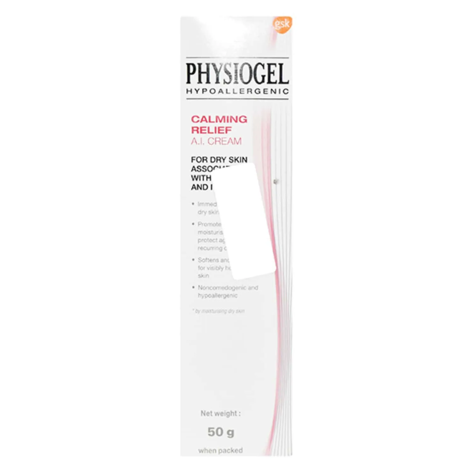 Physiogel AI Cream 50g tube for dry and sensitive skin