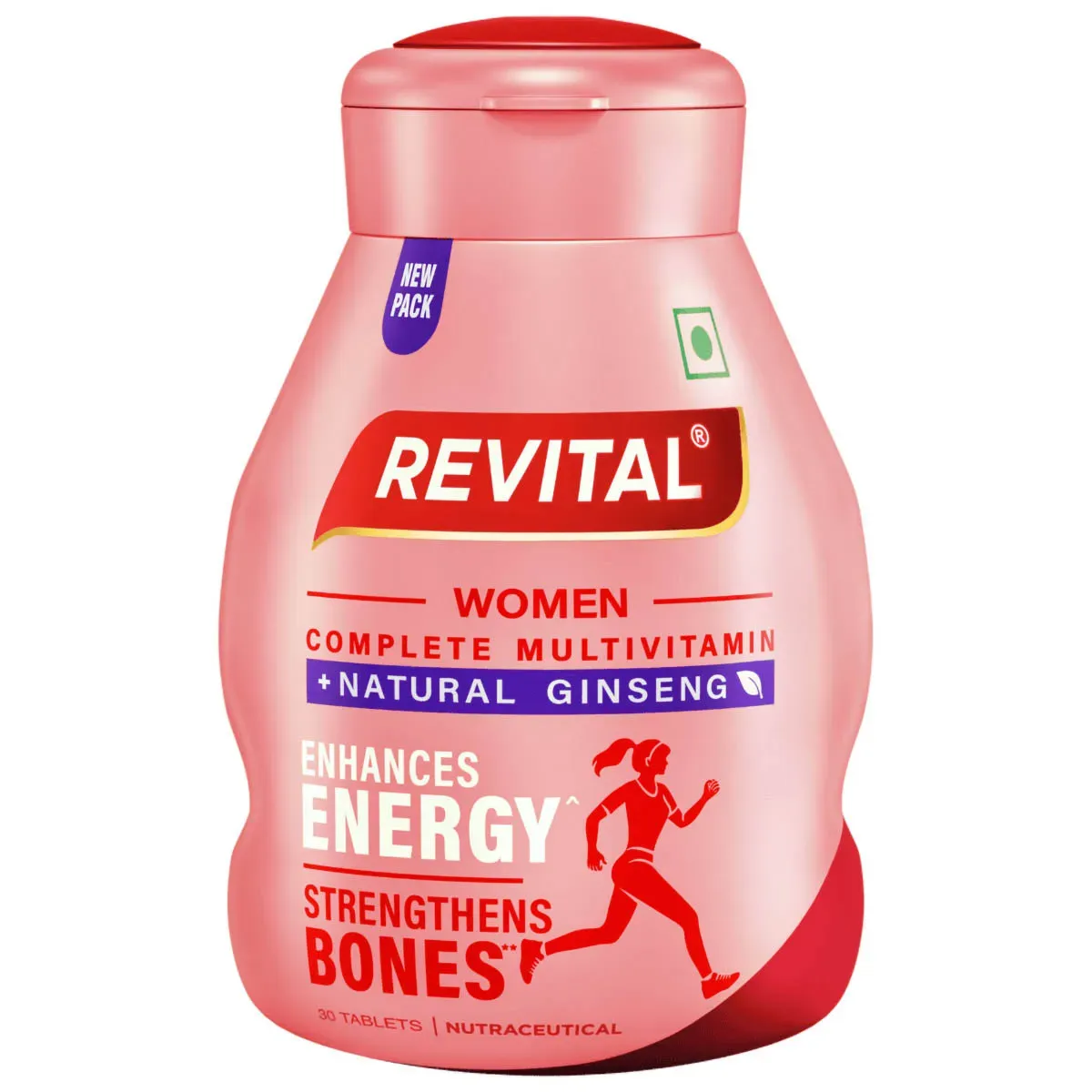 Revital For Women multivitamin supplement bottle with 60 tablets for immunity and energy