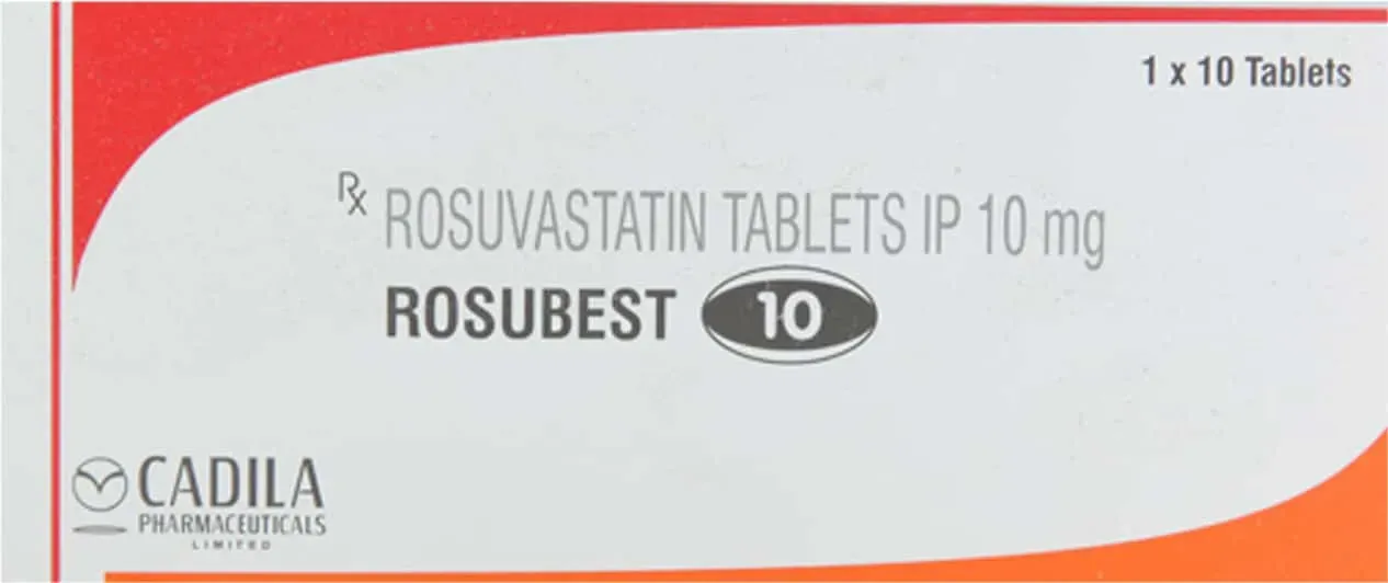 Rosubest 10 Tablet strip by Mankind Pharma