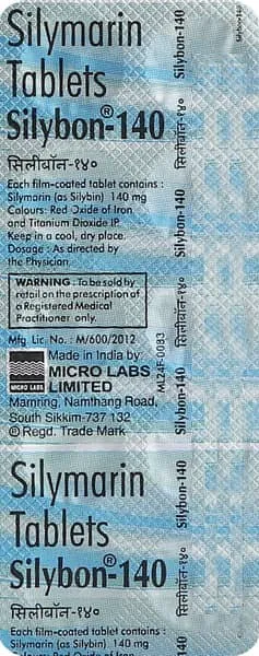 Silybon 140mg Tablet - Silymarin Hepatoprotective Medicine