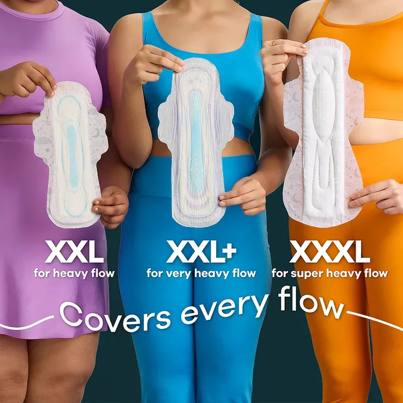 Whisper Bindazzz Ultra Nights XL+ Sanitary Pads 30 Pack