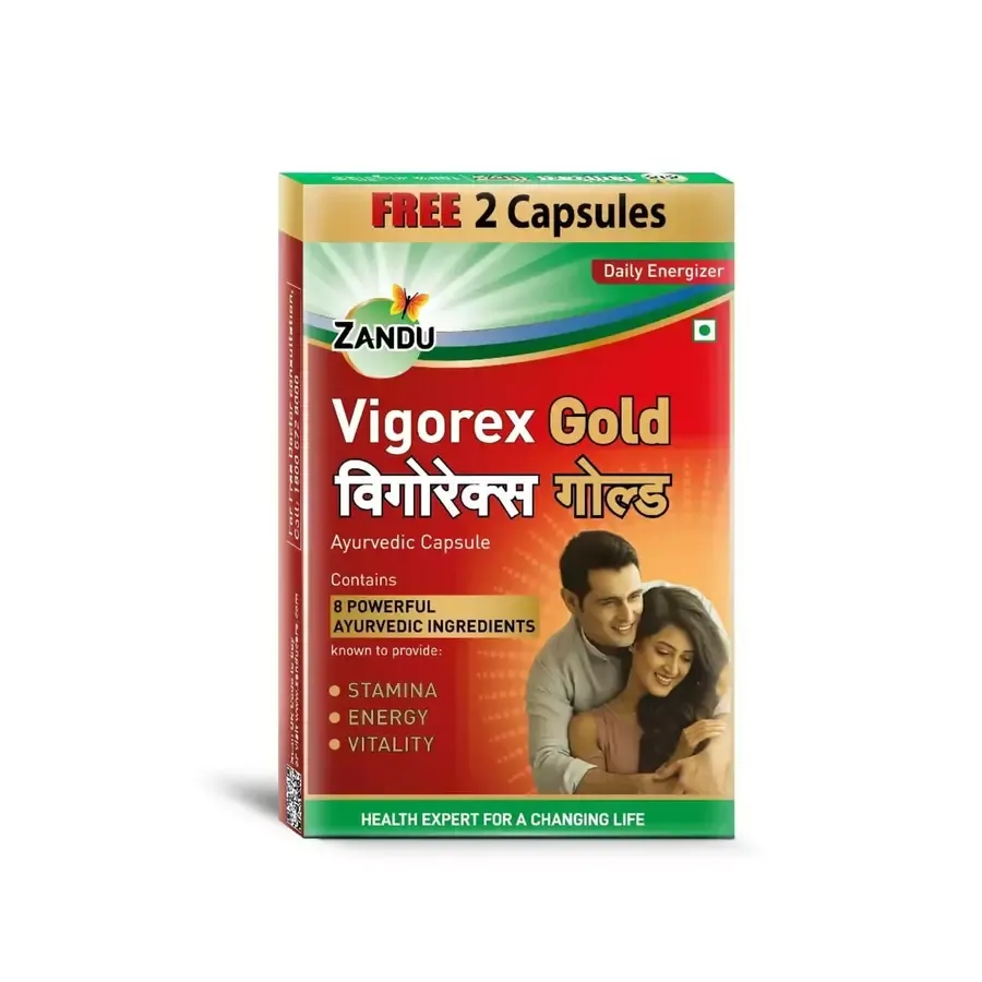 Zandu Vigorex Gold 10+2 capsules for stamina and vitality