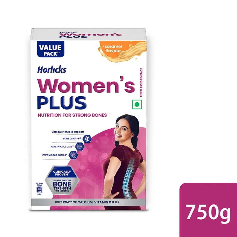 Horlicks Women's Plus Caramel Nutrition Drink 750 g