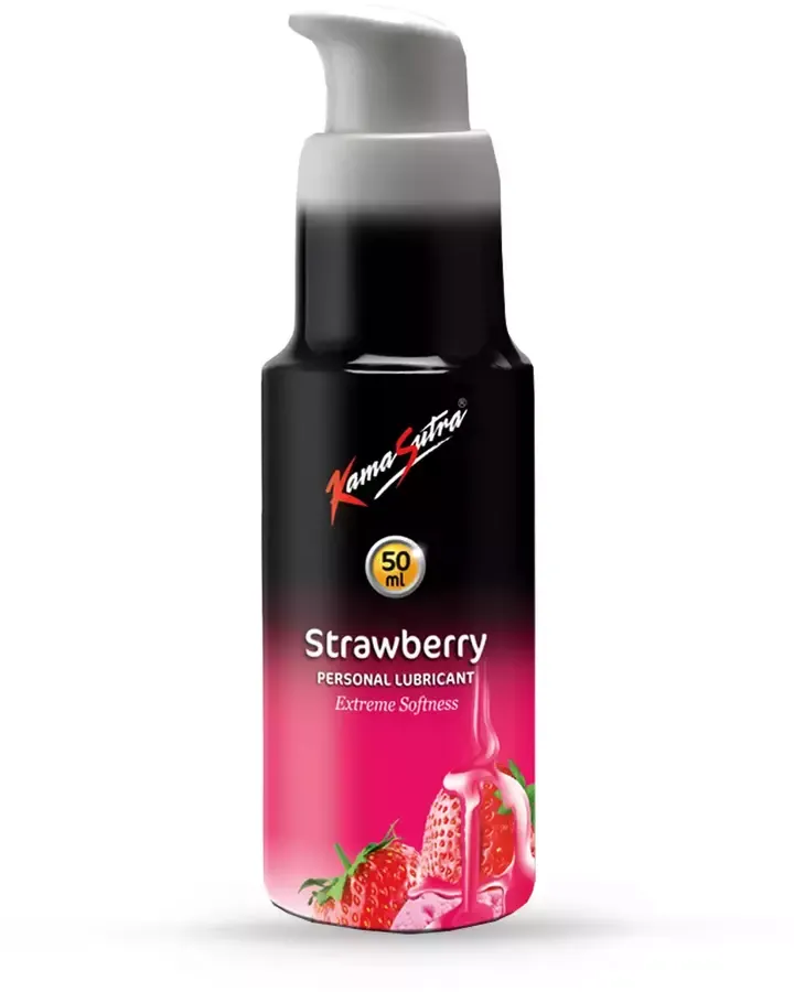 Kamasutra Strawberry Water Based Lubricant- 50 ml