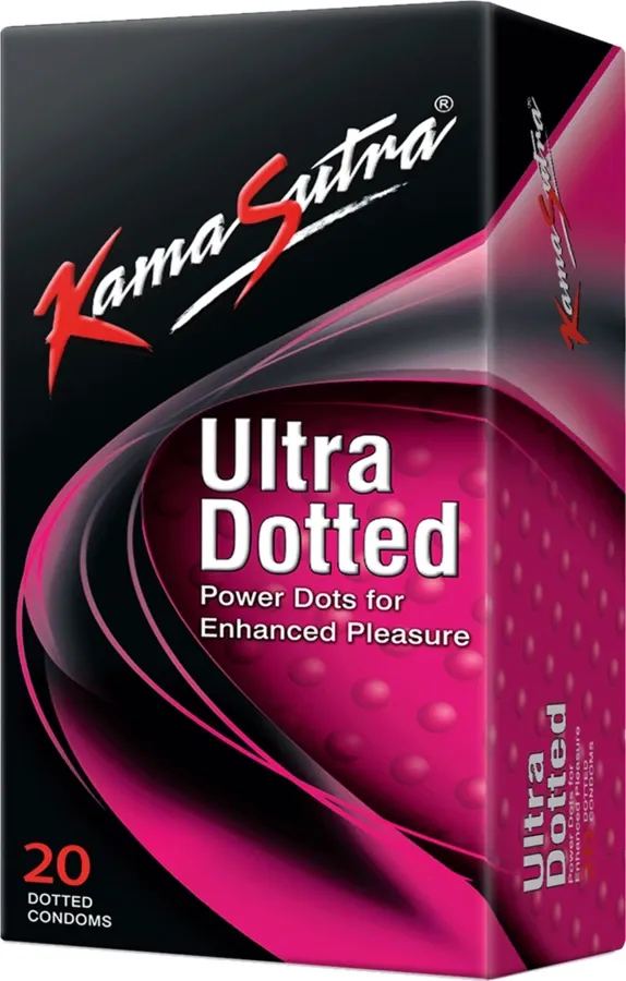Kamasutra Ultra Dotted Condoms - 20 pcs