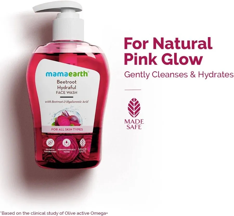 Mamaearth Beetroot Hydraful Face Wash