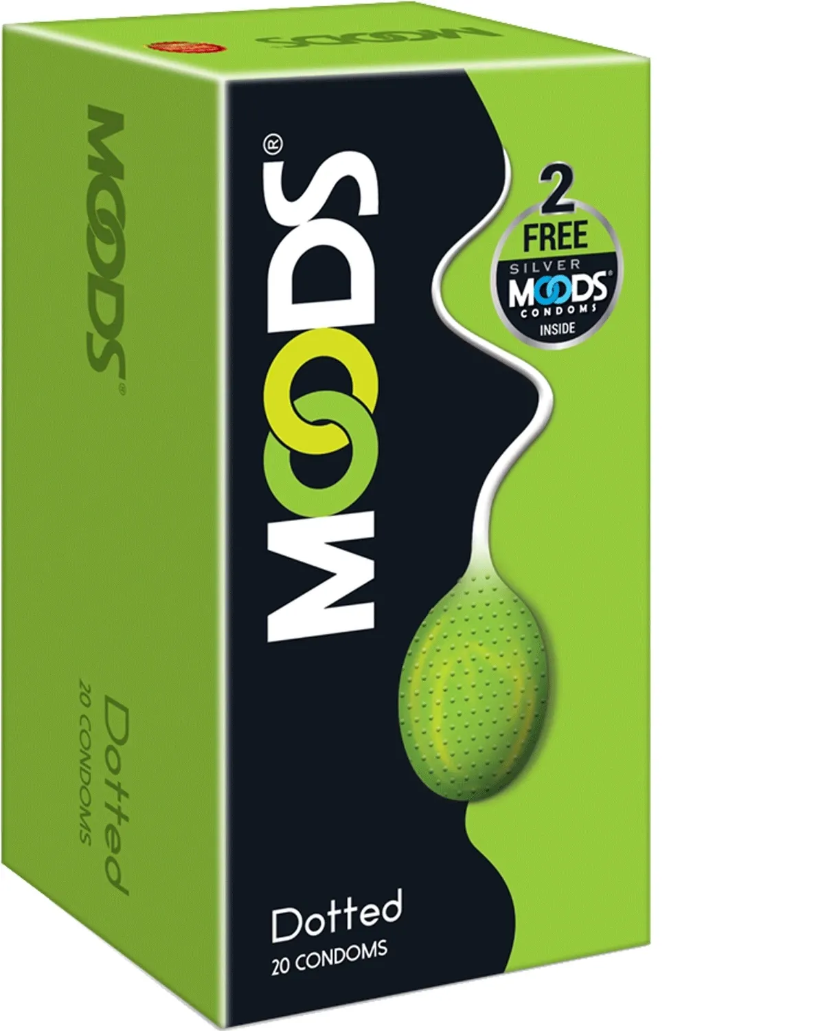 Moods Dotted Condoms - 20 pcs
